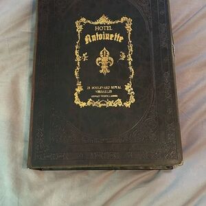 Hideaway book- Vintage Style Hotel Antoinette Hideaway Book with Gold Detailing